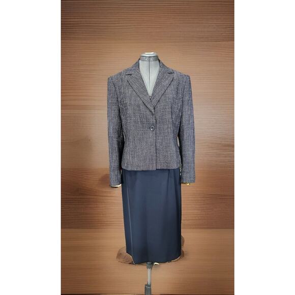 Ingenuity Petite 2 Piece Jacket and Skirt Set - Picture 1 of 3